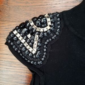 Beaded Shoulder Bodycon Dress